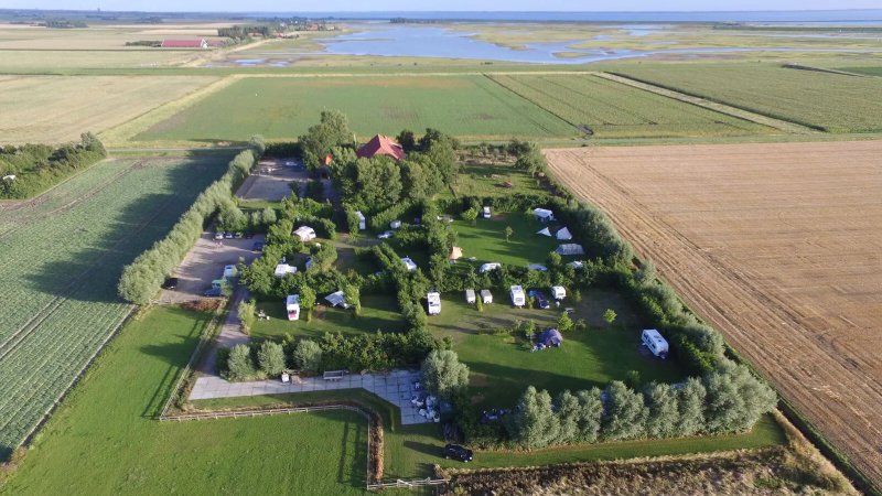 Küstencampingplatz in Ellemeet, Zeeland, Wohnmobile willkommen Safarizelten (Glamping) Hunde erlaubt 