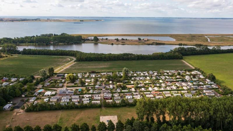 Campingplatz in Ouwerkerk, Schouwen-Duiveland Zeeland, private Sanitäranlagen 
